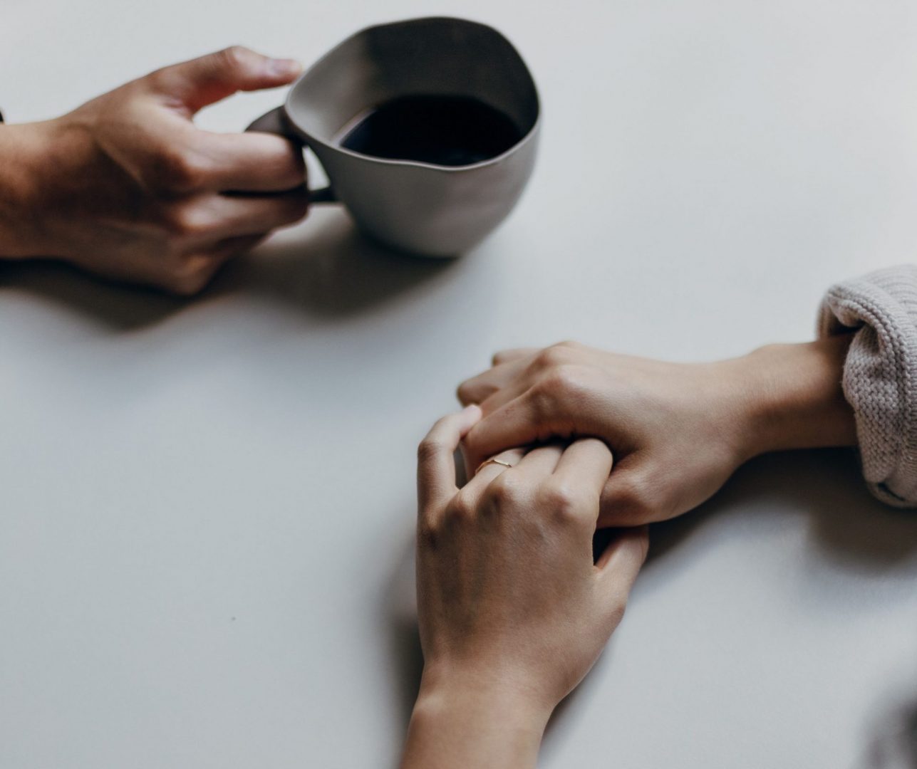 Two people counselling